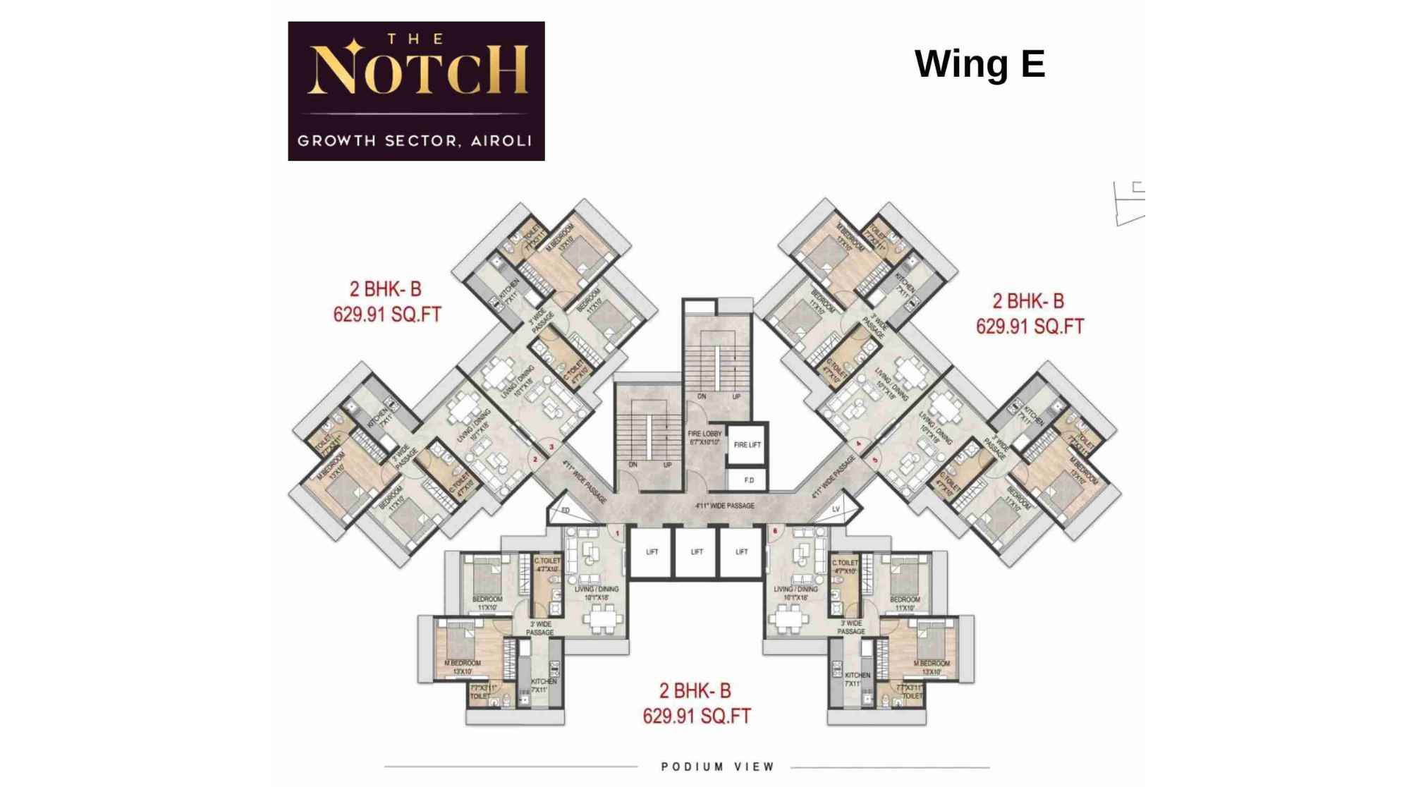 Proviso-The-Notch-Maplewoods-Floor-Plan-Wing-E